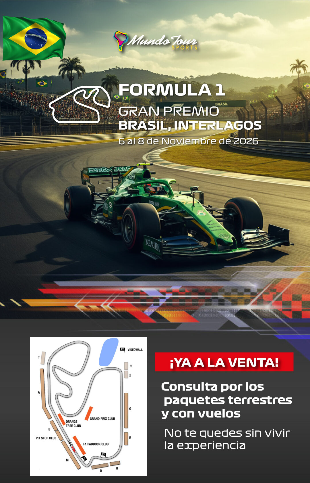 Interlagos Brasil 2026 Paquetes y Viajes
