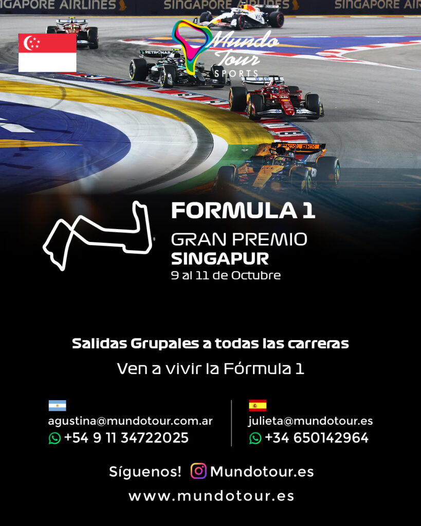 Entradas Formula 1 Singapur 2026