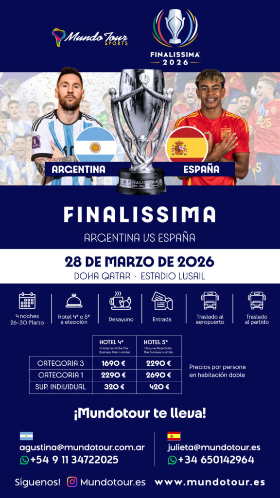 Entradas Finalissima Argentina España