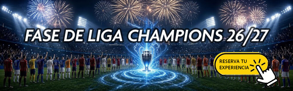 Comprar entradas para la fase de liga Champions 2026-2027